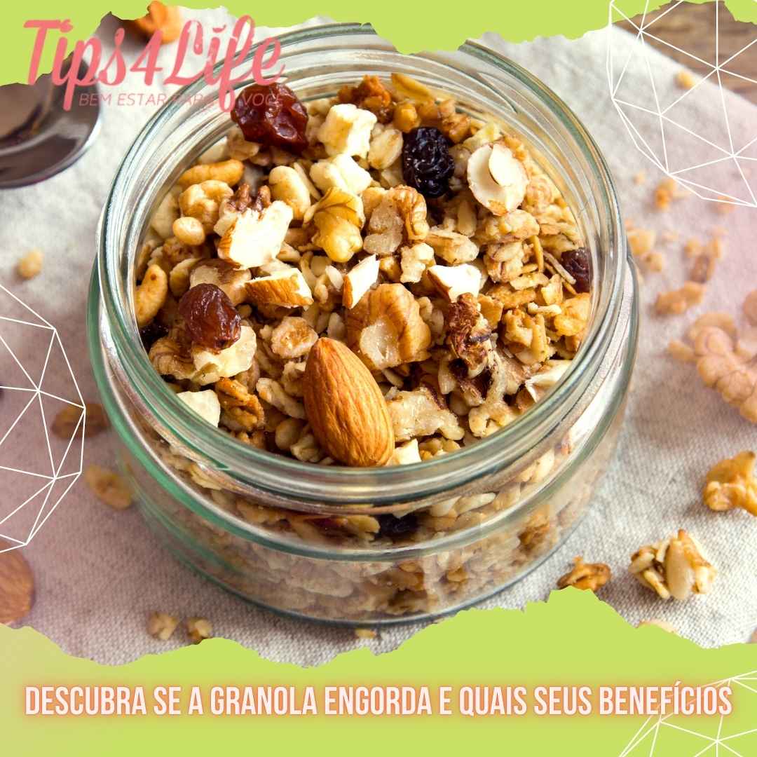 Descubra se a granola engorda e quais seus benefícios