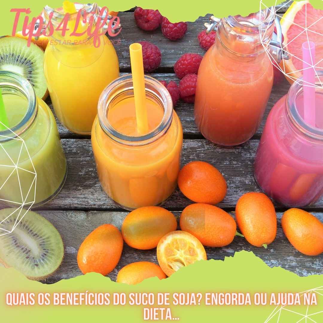 Quais os benefícios do suco de soja Engorda ou ajuda na dieta…