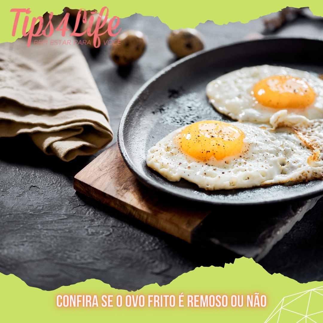 Confira se o ovo frito é remoso ou não