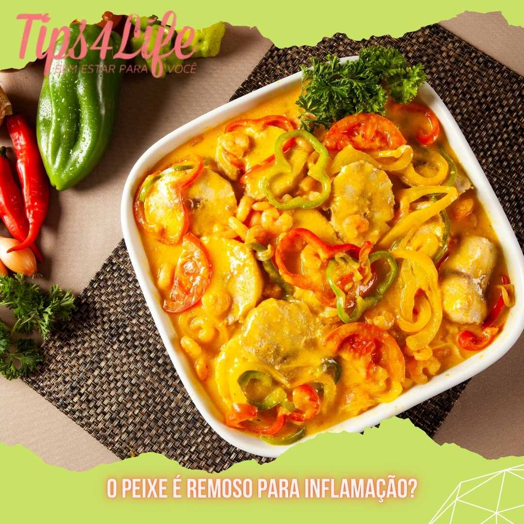 O peixe é remoso para inflamação